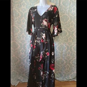 J for Justify Walk-through Hi-Low Romper Dress